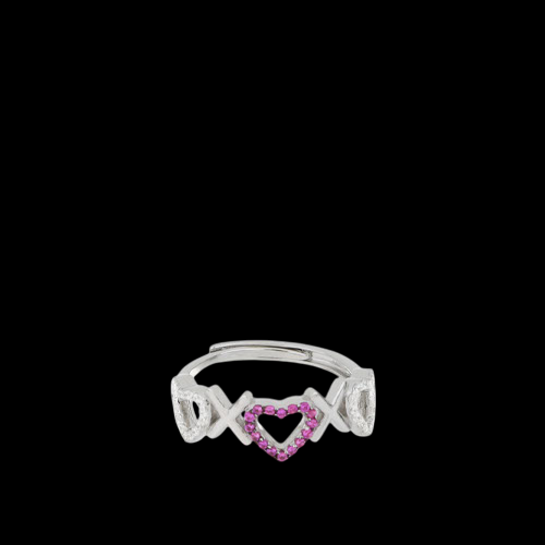 Anello Argento e zirconi