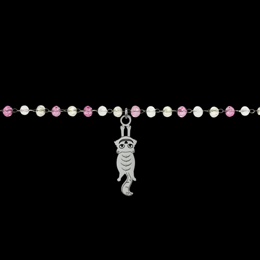 Bracciale cristalli “Gatto di Alice”