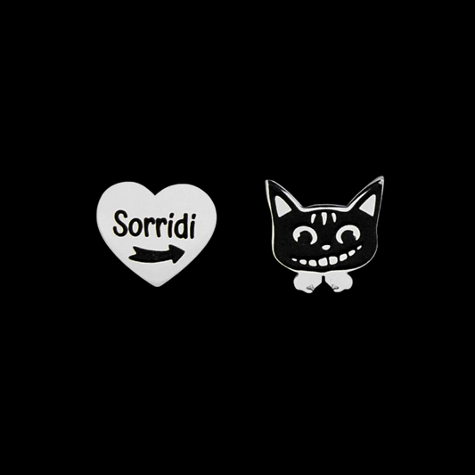 Orecchini Gatto di Alice “Sorridi”