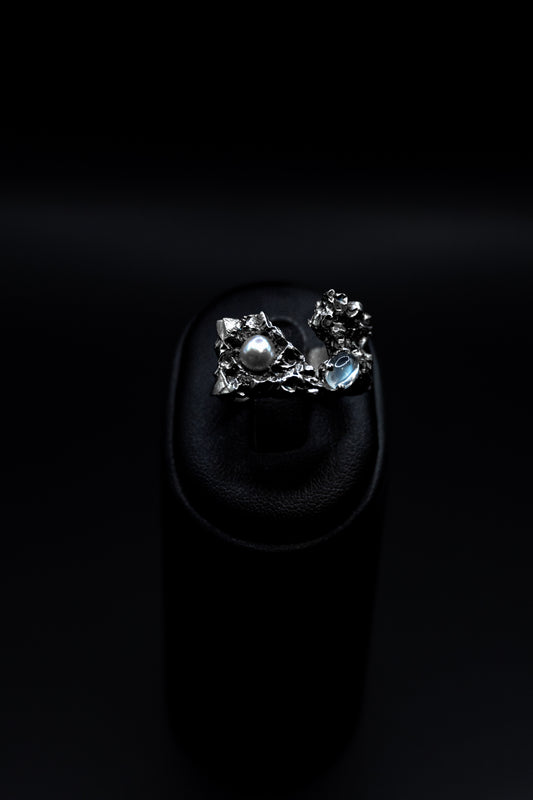 Anello Argento linea "Frammenti di Luna"