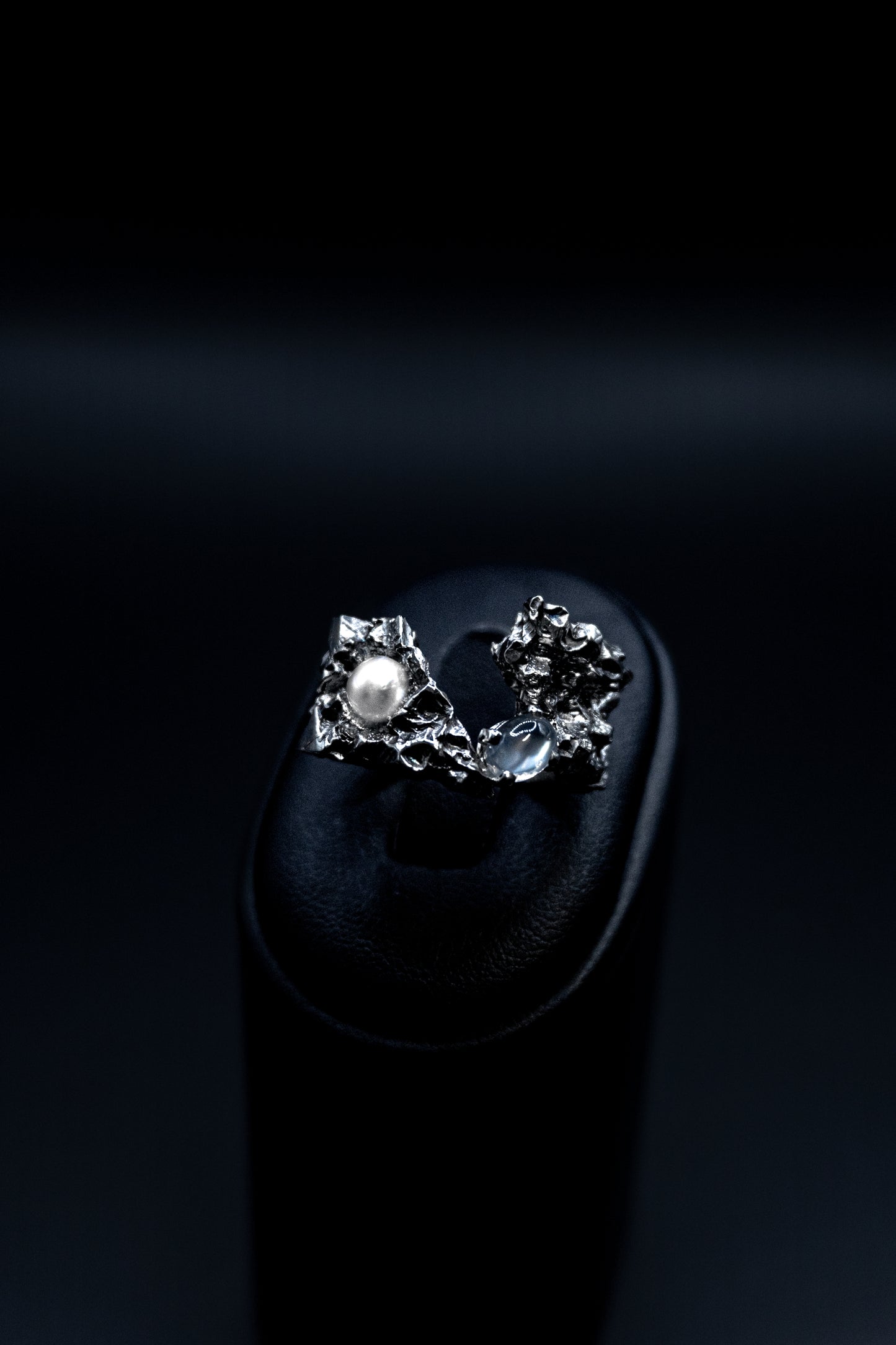 Anello Argento linea "Frammenti di Luna"