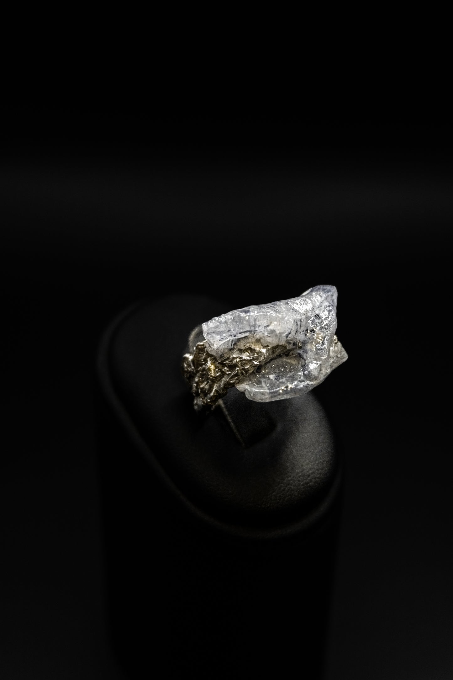 Anello Argento e resina linea "Frammenti di Luna"