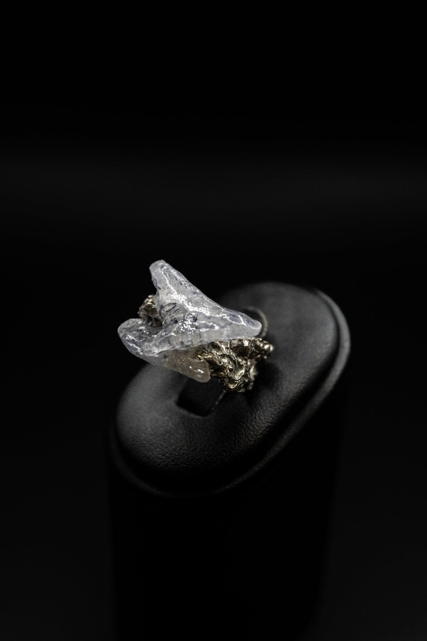 Anello Argento e resina linea "Frammenti di Luna"