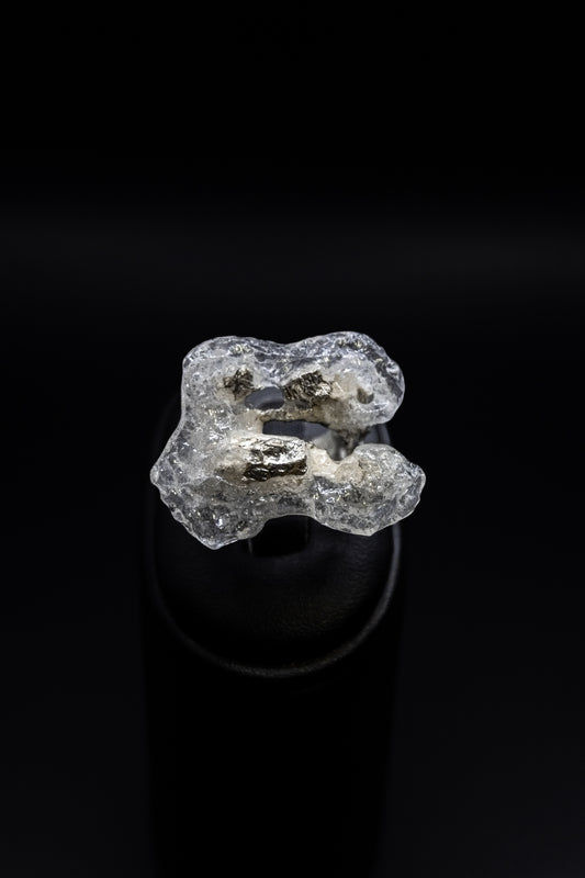 Anello Argento e resina linea "Frammenti di Luna
