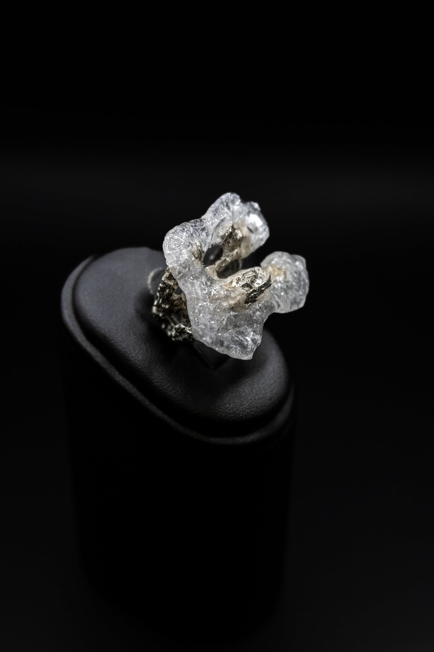 Anello Argento e resina linea "Frammenti di Luna