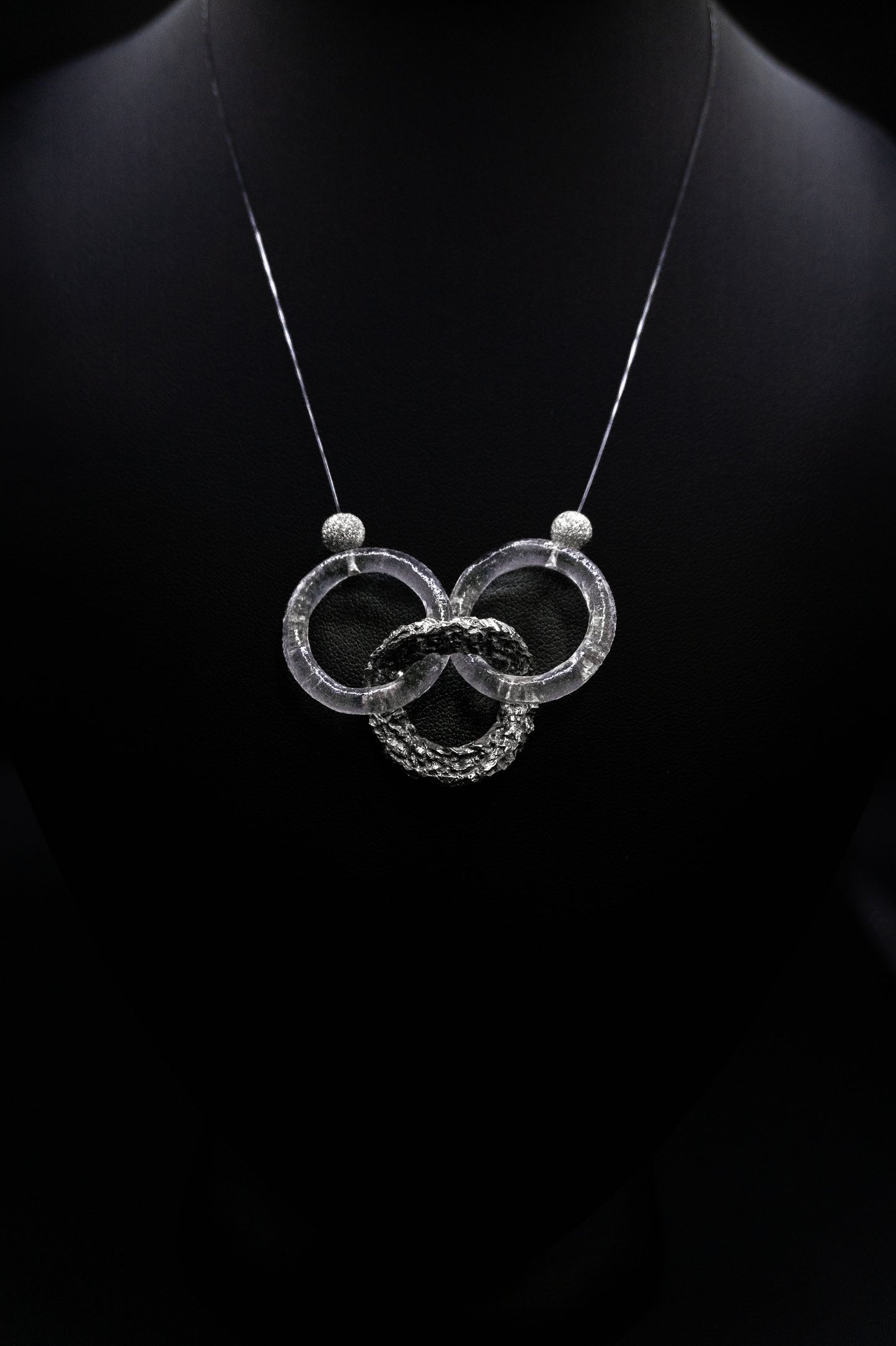 Collana e ciondolo Argento linea "Frammenti di Luna"