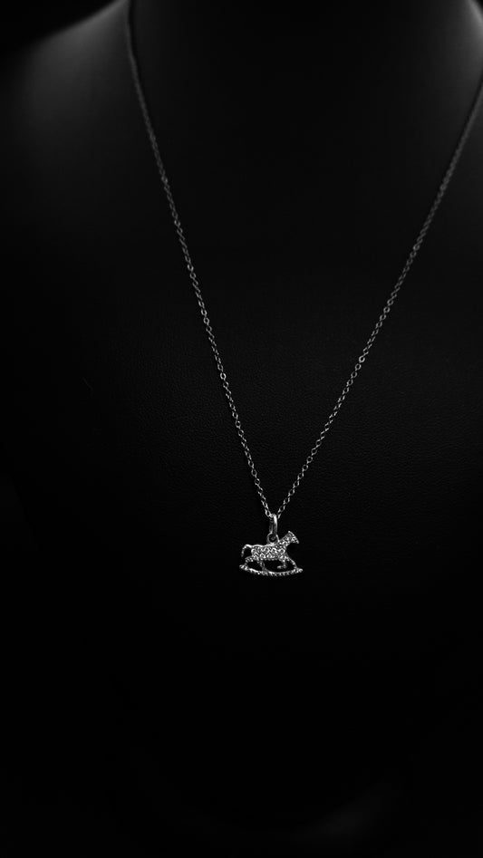 Collana e ciondolo dondolo con Diamanti