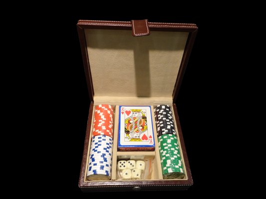 Cofanetto in pelle e argento