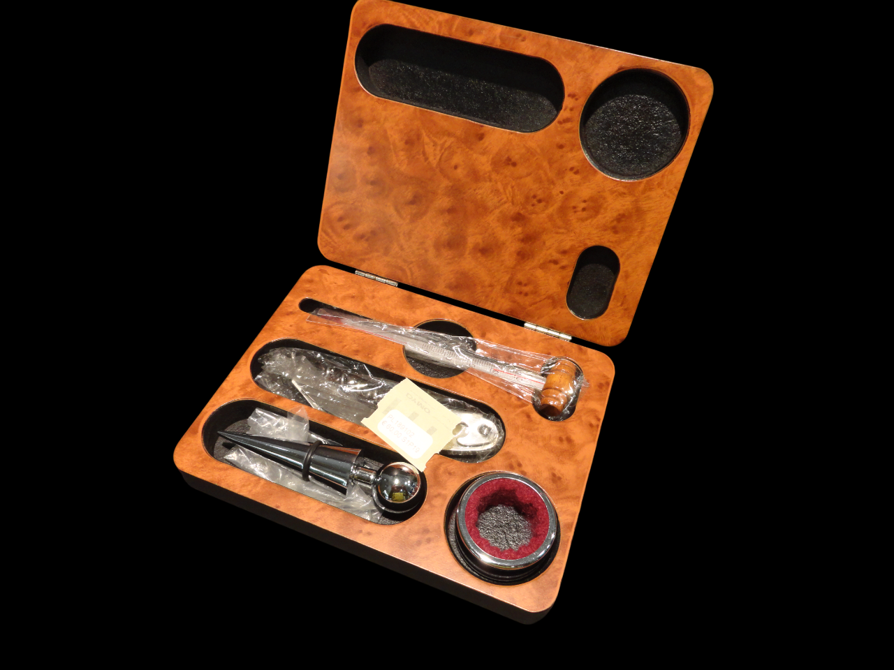 Cofanetto legno e argento