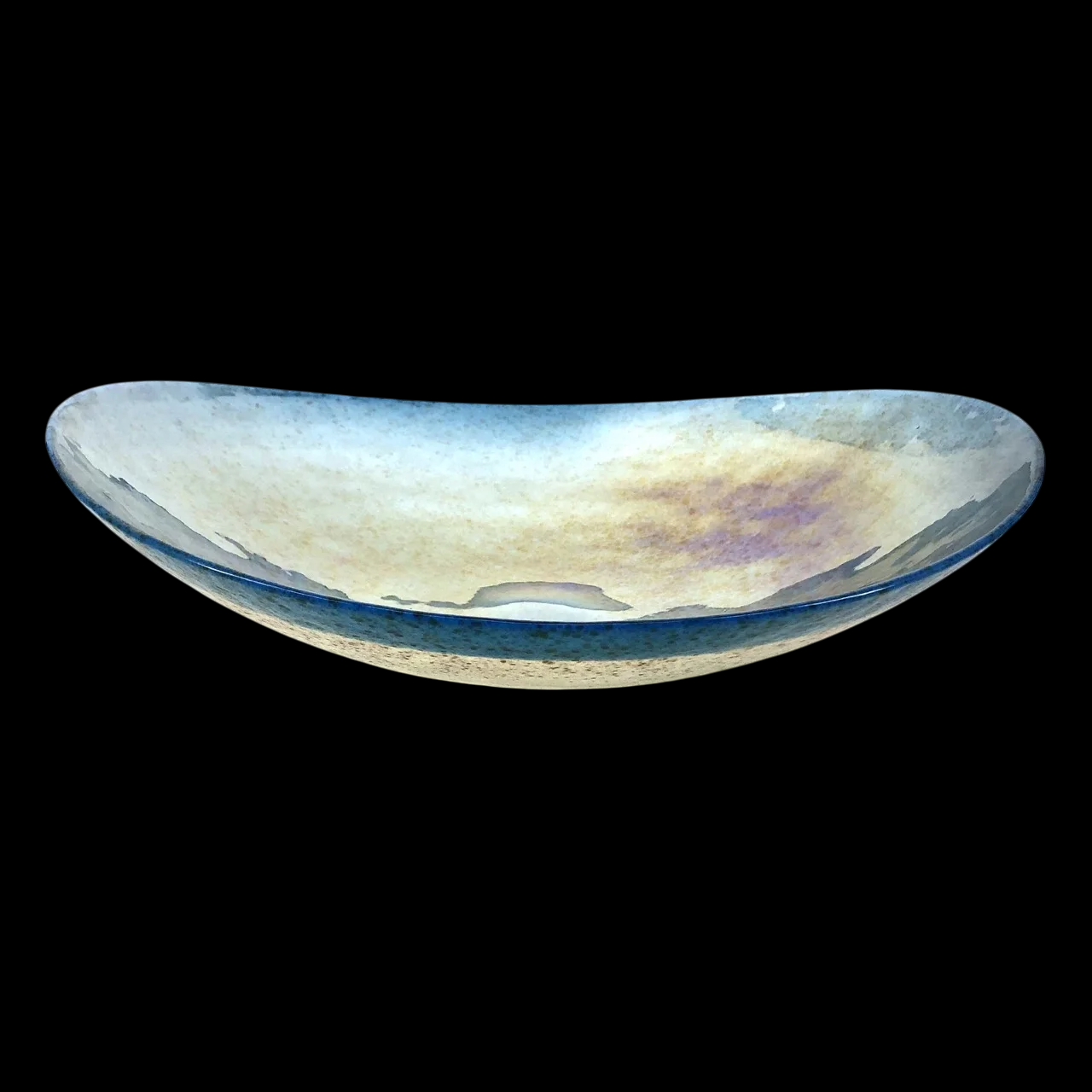 Piatto zaffiro in Murano