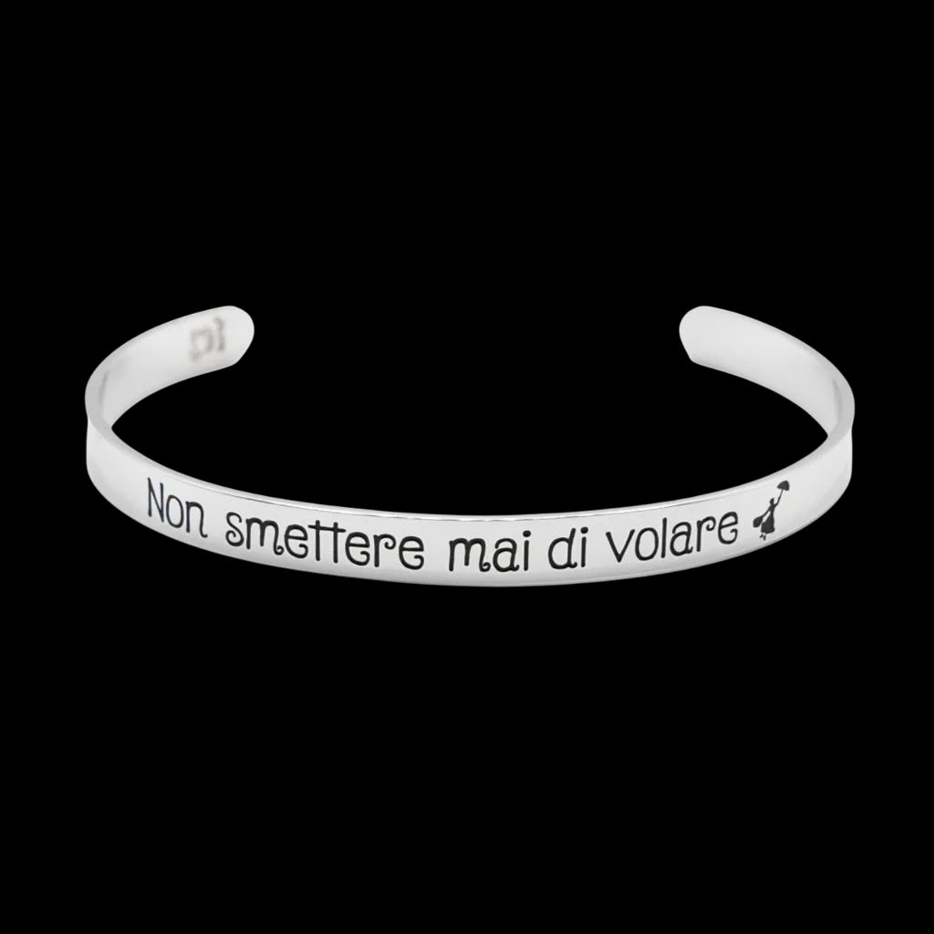 Bracciale rigido “Brilla sempre”
