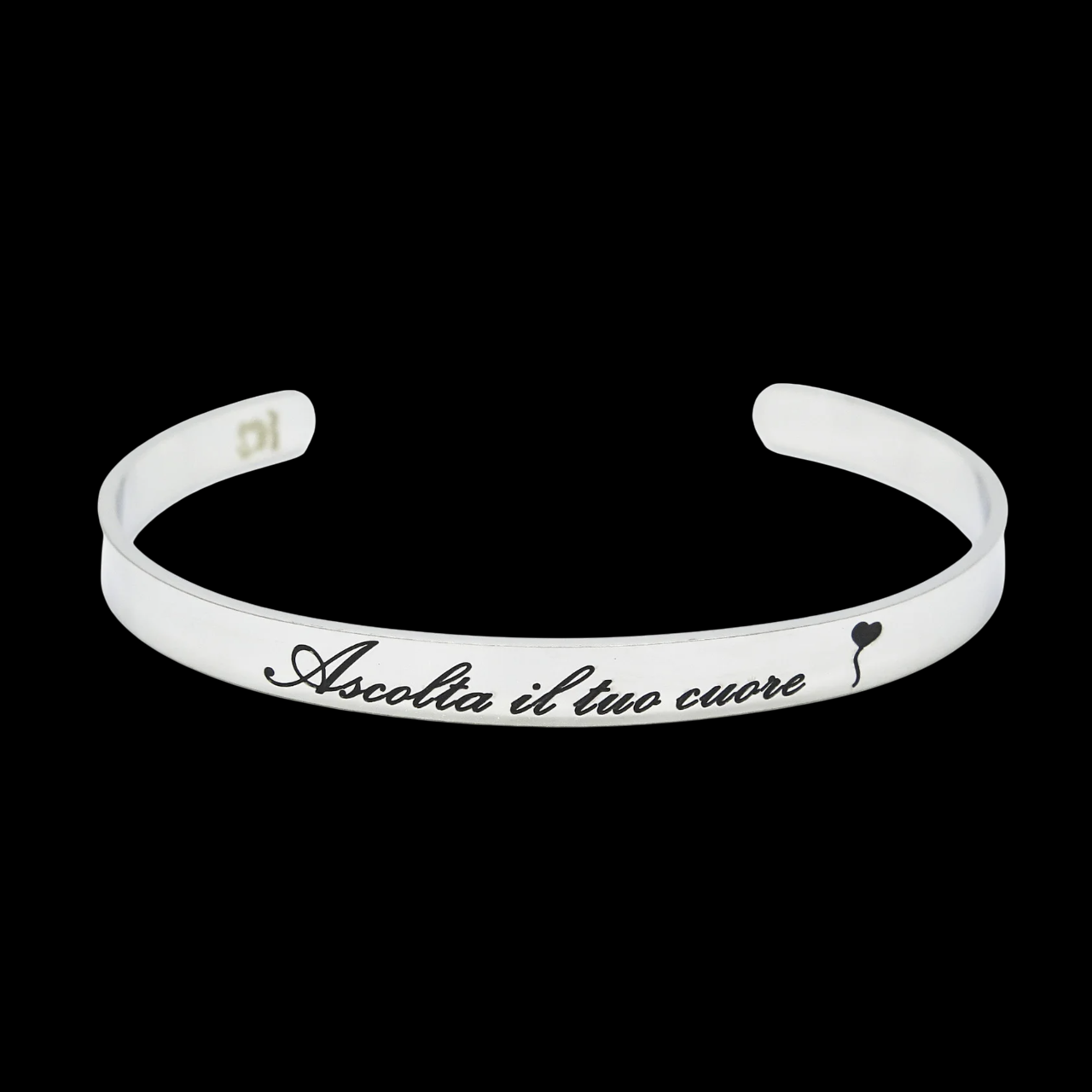 Bracciale rigido “Ascolta il tuo cuore”