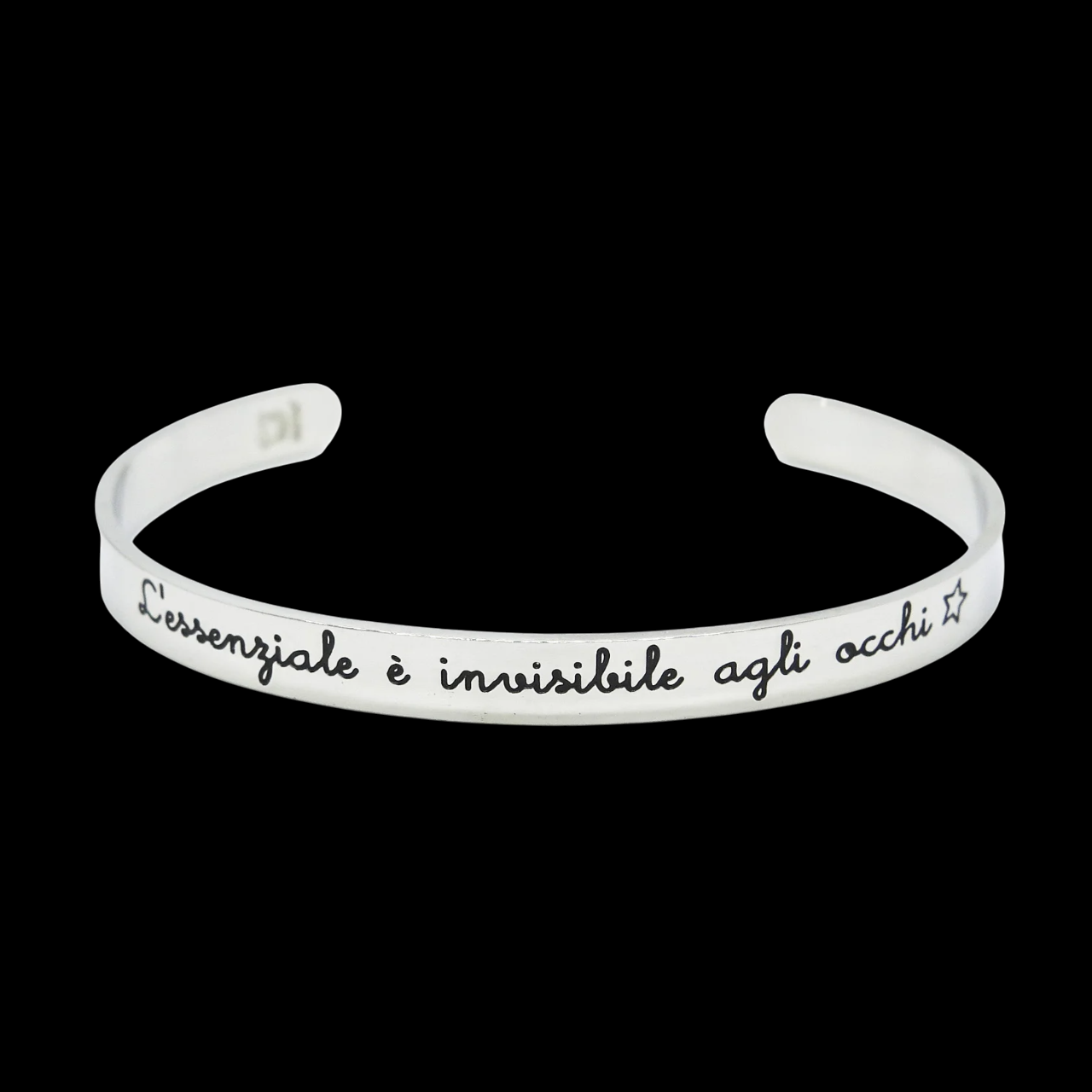 Bracciale rigido “L’essenziale è invisibile agli occhi”