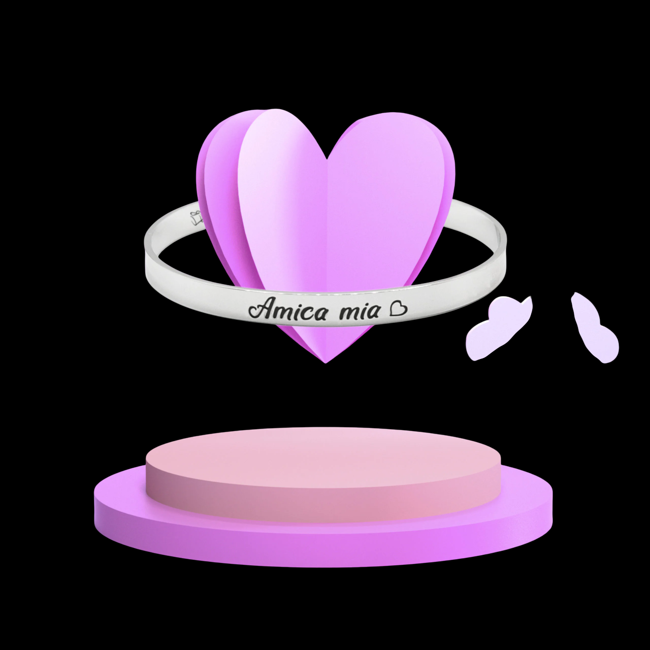 Bracciale rigido “Amica mia”