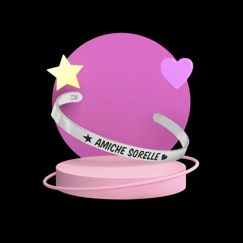 Bracciale rigido “Amiche Sorelle”
